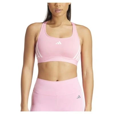 Afbeelding van adidas Powerimpact Train Medium Support 3 Stripes Sportbeha voor dames