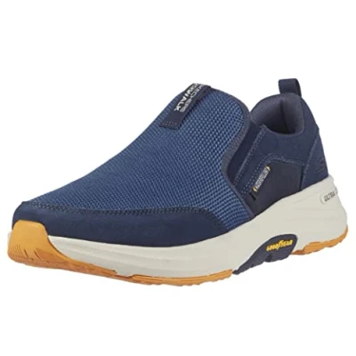 Afbeelding van Skechers Go Walk outdoorschoenen voor heren, marineblauw geel