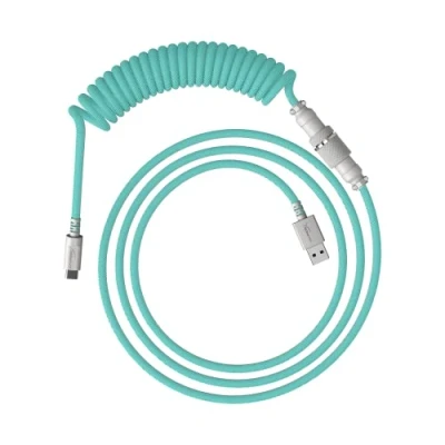 Image de Câble torsadé USB C HyperX vert clair blanc