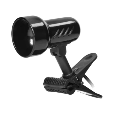 Afbeelding van VIRONE KELLY Bureaulamp, klem, 40 W, E14, staal en kunststof, verwisselbare lichtbron, zwart