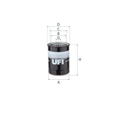 Afbeelding van UFI 24.013.00 Brandstoffilter Filter insert 8 NISSAN: Juke, MICRA 3, Note I, RENAULT: CLIO 2, Kangoo I Express, SUZUKI: Jimny Off Road