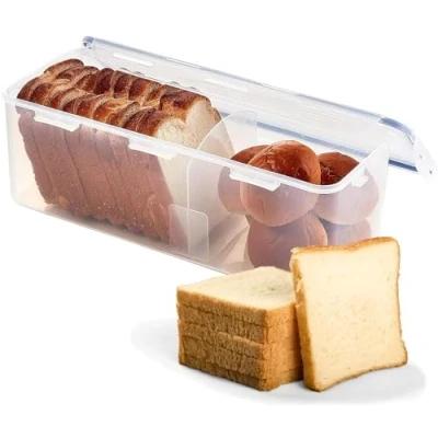 Afbeelding van Lock &amp; Vershouddoos Brood 5 Liter Transparant Blauw Vershouddozen