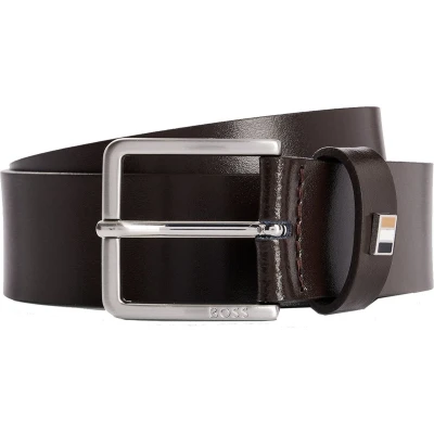 Afbeelding van BOSS THER FLAG Riem, Heren, Maat: 120, Dark brown