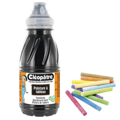 Image de Cléopâtre NÉFERTARI Blackboard Peinture gouache noir 250 ml