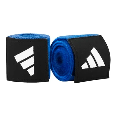 Afbeelding van adidas Boxing Crepe Bandage Wit 255 cm Boksbandage Met Klittenband &amp; Duimlus Zweetabsorberend 4 Kleuren