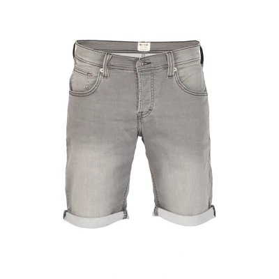 Afbeelding van Mustang Heren Short Broeken Chicago Real X regular/straight Fit Grijs W 38 Volwassenen Korte Jeans Broek Bermuda
