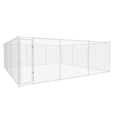 Afbeelding van vidaXL Hondenkennel voor buiten 570x570x185 cm gegalvaniseerd staal