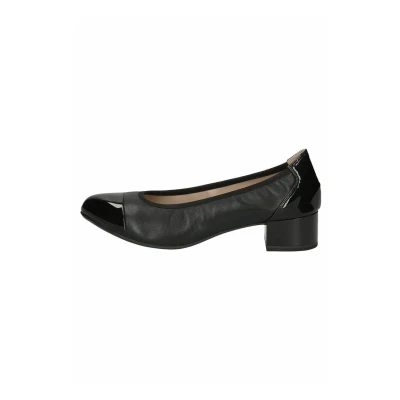 Afbeelding van Caprice Klassieke pumps, Dames, Maat: 36, Black nappa Leer en imitatieleer