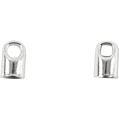 Afbeelding van CC Eindkap 4,5 mm Zilver 8 stuks