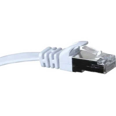 Afbeelding van Netwerkkabel RJ45 plat CAT 6 U/FTP SNG wit 5 m