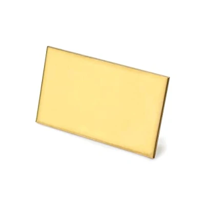 Afbeelding van QWORK H62 messing plaat, corrosiebestendig, dikte 3 mm, 60 mm x 100