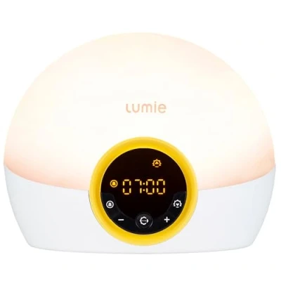 Afbeelding van Lumie Bodyclock Rise 100 Wake up Light Lichtwekker met zonsopgang en zonsondergang, voor een betere slaap, beter wakker worden energie