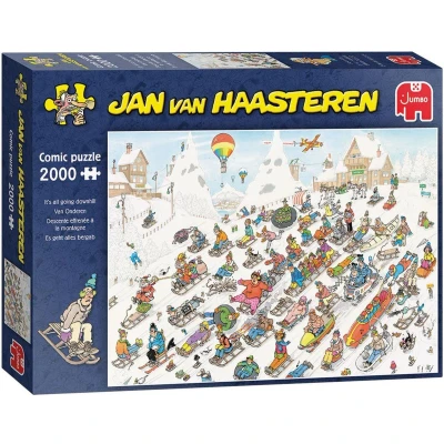 Afbeelding van Jan Van Haasteren Puzzel Onderen! 2000 Stukjes