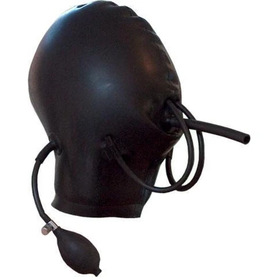 Afbeelding van Masker Heavy Rubber Inflatable Hood