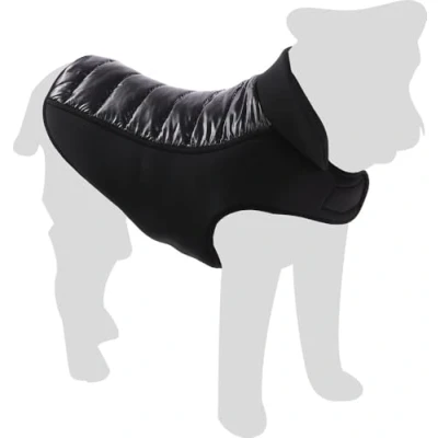 Afbeelding van Flamingo Hondenjas “Jakaro Black Maat A:55cm B:40 48cm C:68 74cm ideaal voor Labrador, Boxer, Border Collie en Springer Spaniel, warm waterdicht