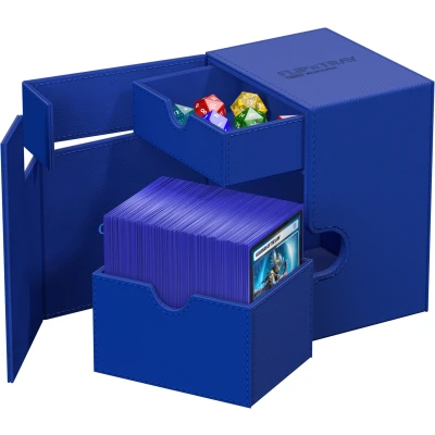 Afbeelding van Ultimate Guard Flip&#039;n&#039;Tray 133+ Xenoskin Blue Card Boxes
