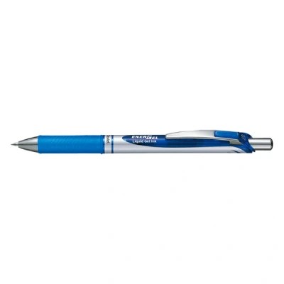 Image de Stylo roller encre gel rétractable Pentel RT 07 Bleu