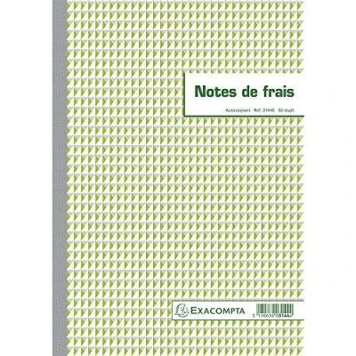 Afbeelding van Exacompta Ref. 3144E 1 Vers Notitieboek 50 genummerde en zelfdoorschrijvende vellen in 2 exemplaren (1 origineel + kopie) DIN A4 FSC gecertificeerd Made France