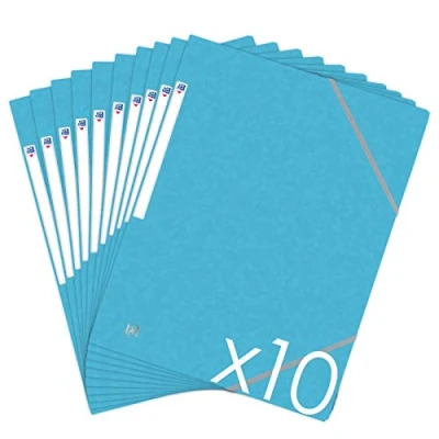 Afbeelding van Oxford Top File+ Documentenmap, 3 flapjes, A4, elastisch, 10 stuks