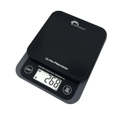 Afbeelding van LITTLE BALANCE 8509 Ultraprecision 5.1, brievenweegschaal, elektronische weegschaal, 5 kg, ultraprecisie 0,1 g, zwart