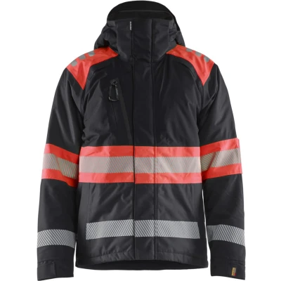 Afbeelding van Blaklader 4480 1977 Winterjas High Vis Zwart/High Rood