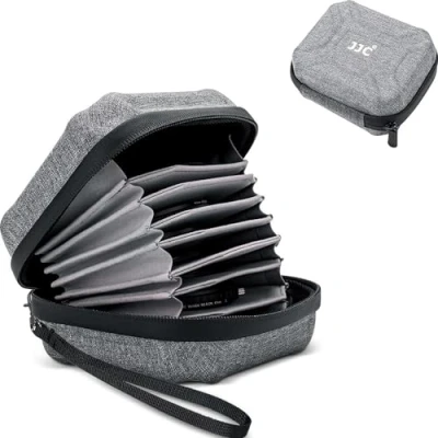 Afbeelding van JJC Beschermhoes voor cameralensfilter, zwart, Hold 10 x filters Dia. tot 95 mm, compact, zwart., Compact