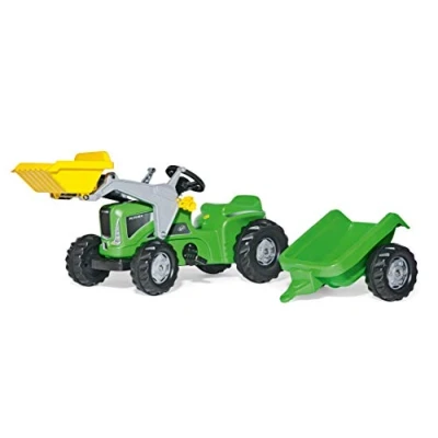 Afbeelding van Rolly toys Traptractor RollyKiddy Futura junior groen/zwart