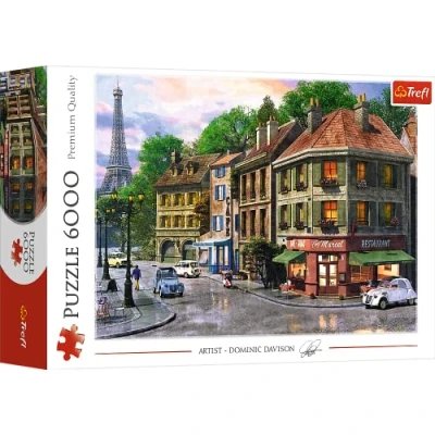 Afbeelding van Trefl, Puzzel, Rue de Parijs, 6000 stukjes, premium kwaliteit, voor volwassenen en kinderen vanaf 15 jaar