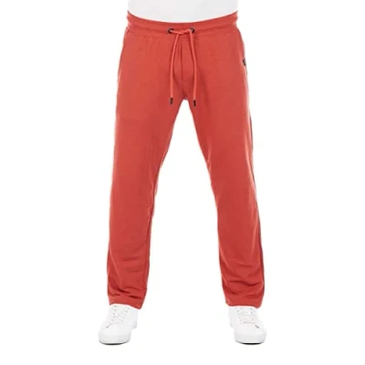 Afbeelding van riverso RIVGuido Joggingbroek voor heren, joggingbroek, sportbroek, vrijetijdsbroek, effen, lange zakken, katoen, zwart, grijs, groen, blauw, rood, S,, Rusty Oker Rood