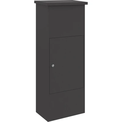 Afbeelding van vidaXL Pakket Inwerpkoker Zwart 44.5 x 29 110.5 cm Staal