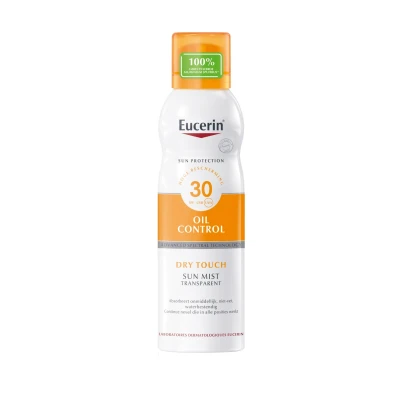 Afbeelding van 12x Eucerin Sun Oil Control Mist Transparent Dry Touch SPF 30 200 ml