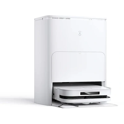 Afbeelding van Ecovacs DEEBOT T50 MAX PRO OMNI (schwarz, inkl. Station), Robot stofzuiger, Zwart