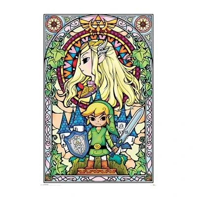 Image de Poster Maxi The Legend Of Zelda Stained Glass