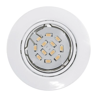 Afbeelding van EGLO Peneto Inbouwspotje LED Ø87mm. Wit Set 3 Spots Richtbaar