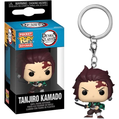 Afbeelding van Funko Pop! Keychain: Demon Slayer Tanjiro Kamado