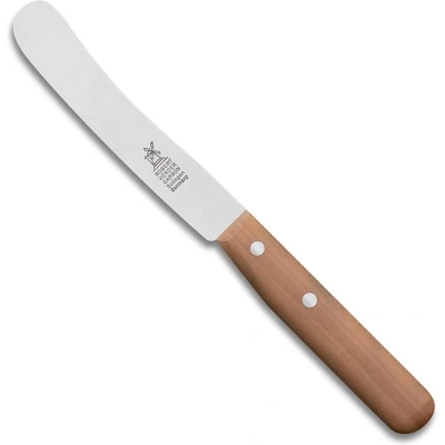 Afbeelding van Robert Herder Ontbijtmes Buckels RVS Lemmet 118 mm Heft Perenhout