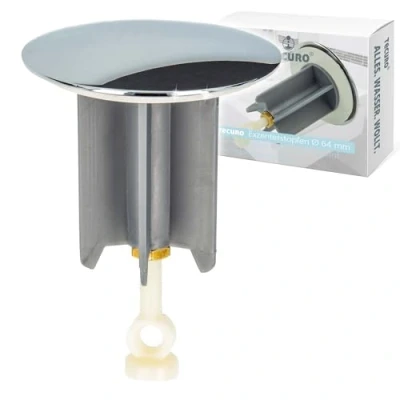 Afbeelding van tecuro Universal 12007 Afvoerstop, verchroomd, 64 mm