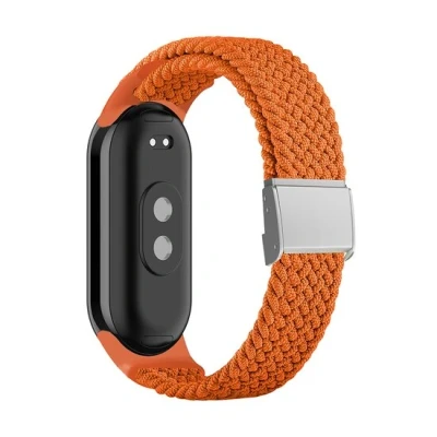 Afbeelding van Braided nylon bandje Oranje Xiaomi Smart band 8
