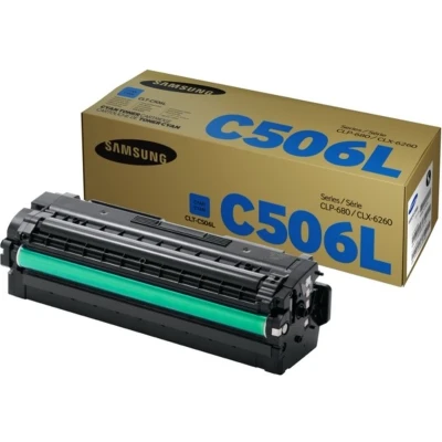Afbeelding van SAMSUNG CLT C506L/ELS toner cyaan high capacity 3.500 pagina&#039;s 1 pack