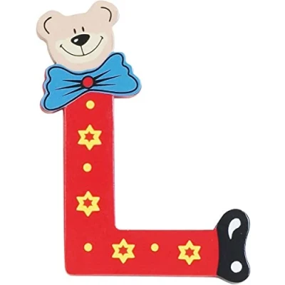Afbeelding van houten letter L