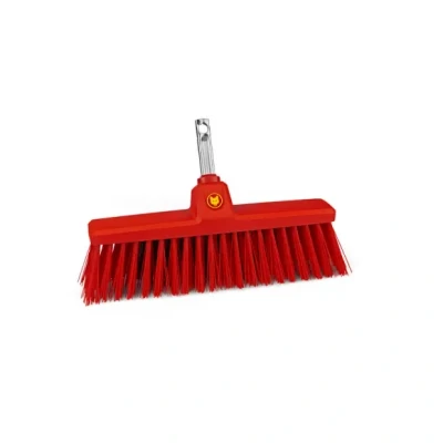 Afbeelding van Wolf Garten Terrasbezem Tb 350 M Reiningingsgereedschap 35 cm Geel Rood