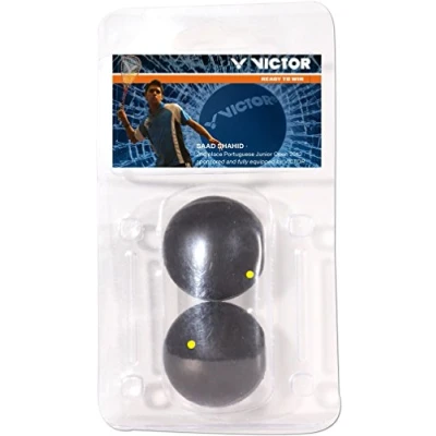 Afbeelding van Victor Squashball in blisterverpakking geel