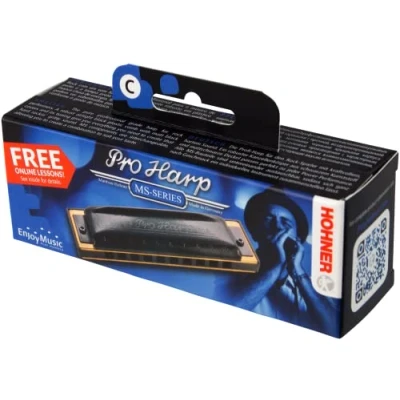 Afbeelding van Hohner Pro Harp C MS Diatonische harmonica prachtig ontwerp