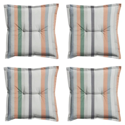 Afbeelding van Madison Zitkussen Righe salmone Ca. 50x50 cm Set van 4