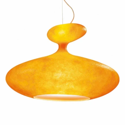 Afbeelding van Volumineuze hanglamp E.T.A. Sat, oranje