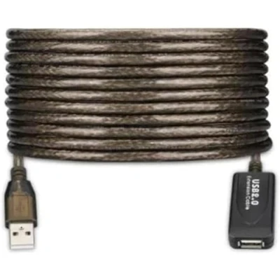 Afbeelding van Verlengkabel USB Ewent EW1021 10 m Zwart