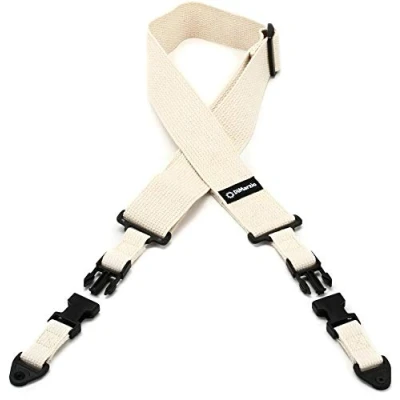 Image de Dimarzio Fixation Quick Release Sangle de guitare, coton (Naturel) 2200 C