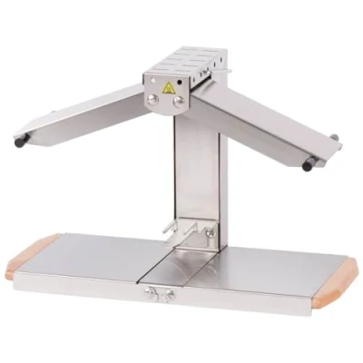 Afbeelding van Louis Tellier raclette Brazière signature roestvrij staal, maat geschikt voor 1/4 of 1/6 maalwerk, 1 tot 4 personen, verstelbare verwarmingshellingen, opvouwbaar, veiligheidsschakelaar 230 V