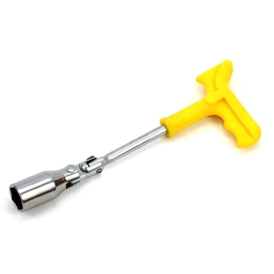 Afbeelding van AMiO Bougie / Spark Plug Dopsleutel Reparatie Gereedschap 21mm Geel