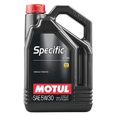 Afbeelding van Motul Specific 0720 5W 30 5L Motorolie 109241 RENAULT: MEGANE 3 Grandtour, Scénic IV, CLIO 2, MERCEDES BENZ: A Class, CLA Coupe, B Class